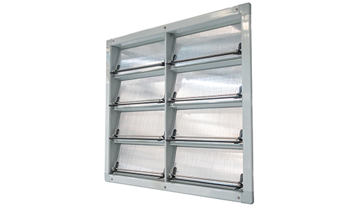 负压式侧墙进风窗